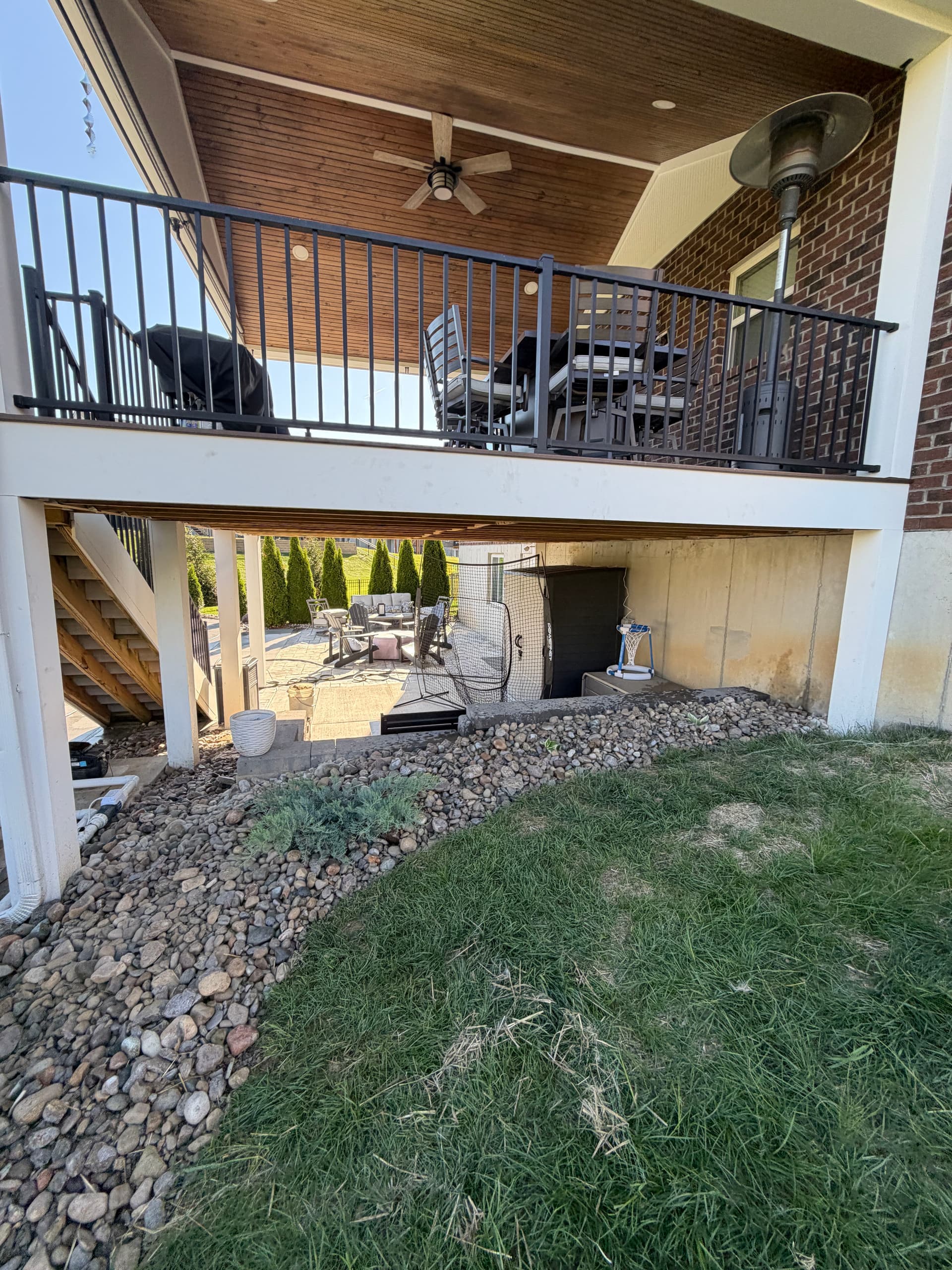 Gallery photos for Privacy Trees, Landscape Beds and River Rock in Union KY: Image #4