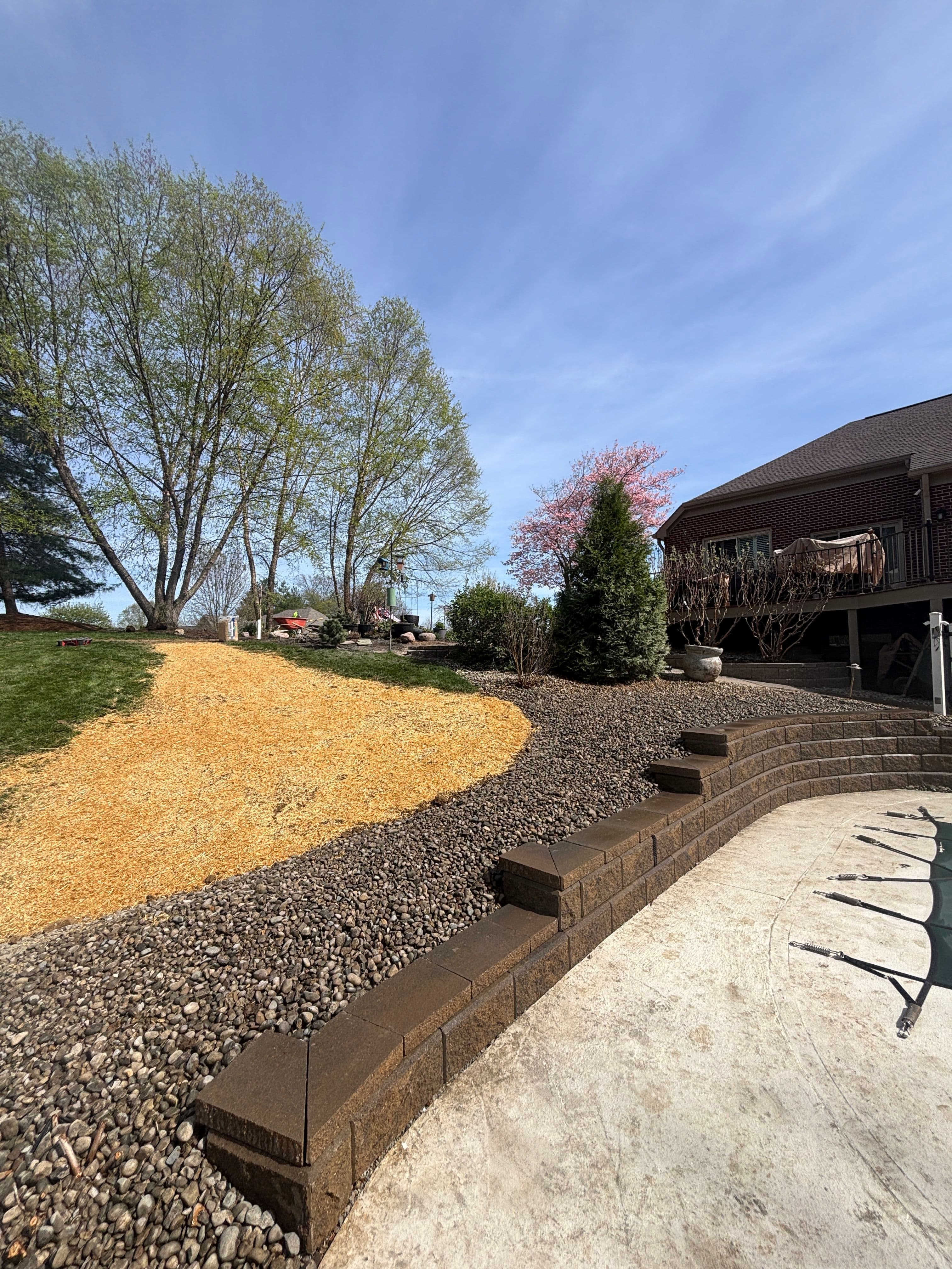 Project 5 Retaining Walls Replaced with Allan Block in Hebron KY image