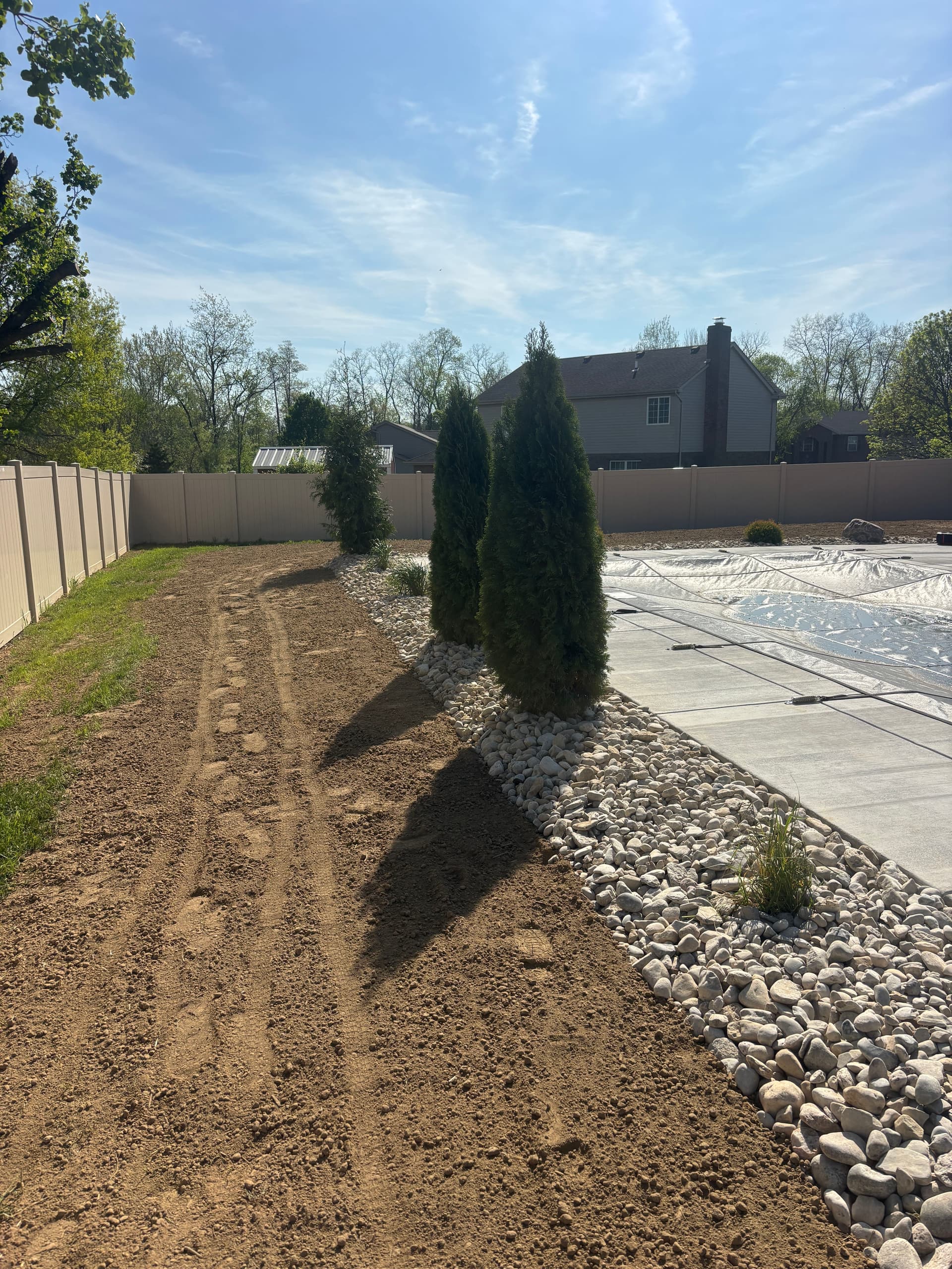 Gallery photos for Regrading, Seeding and Landscaping Work in Union KY: Image #1