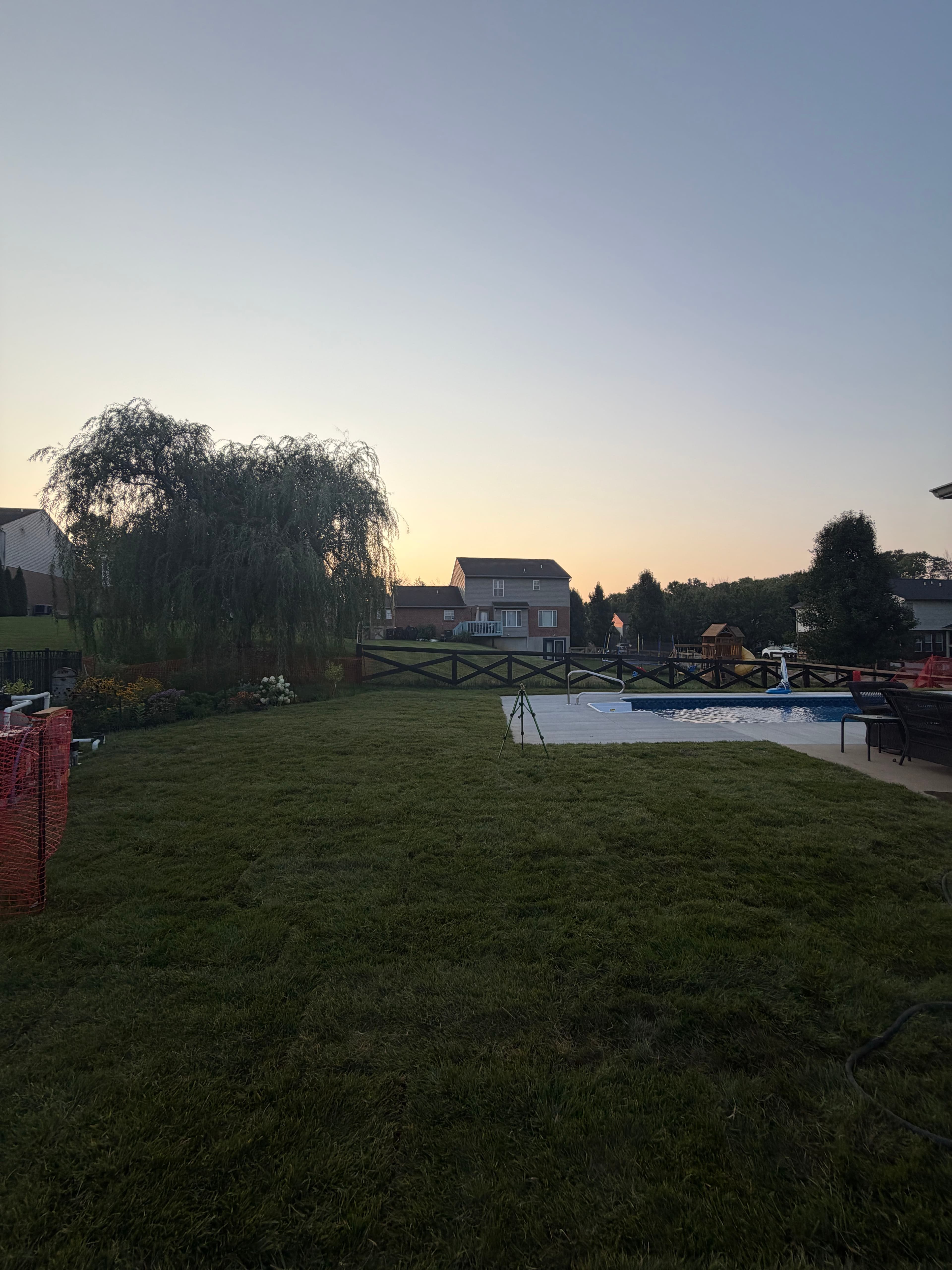 Project Fresh Sod Install Finishes Off a New Pool Build in Walton KY image