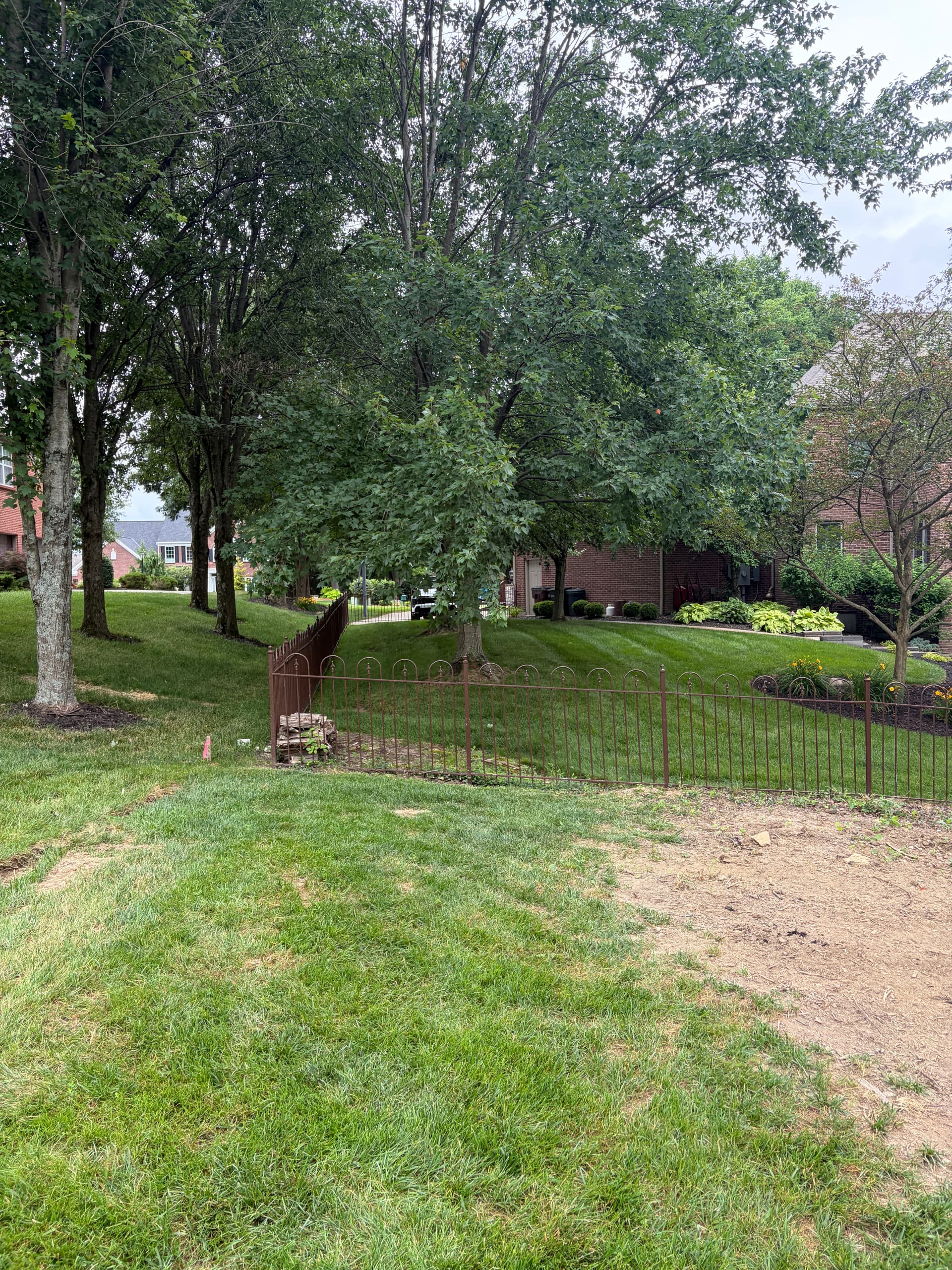 Gallery photos for Full Landscape Overhaul in Union KY with Stone and Black Mulch: Image #7