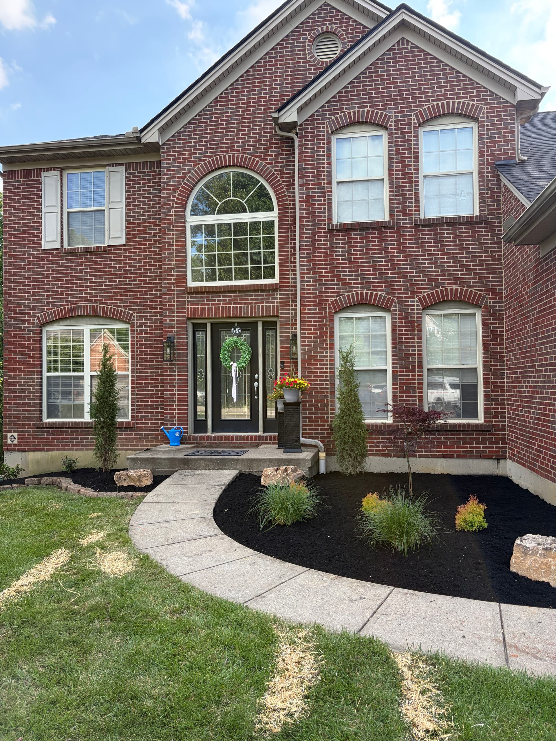 Gallery photos for Landscape Lighting, Retaining Walls, Mulch and More - A Big Week of Work: Image #3