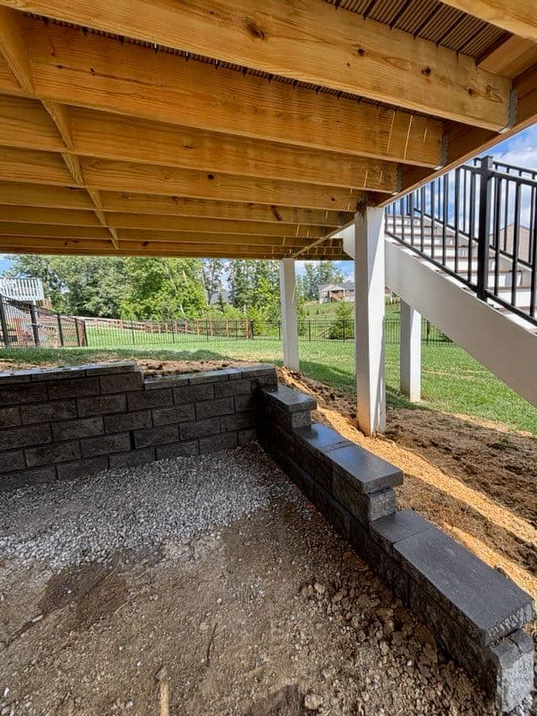 Gallery photos for Expert Granite Allan Block Retaining Wall in Union KY: Image #2