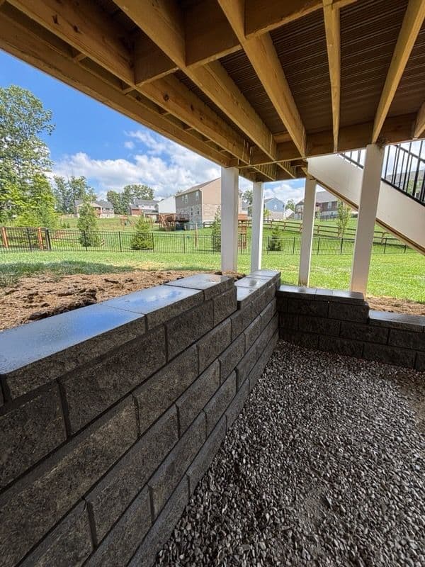 Gallery photos for Expert Granite Allan Block Retaining Wall in Union KY: Image #3