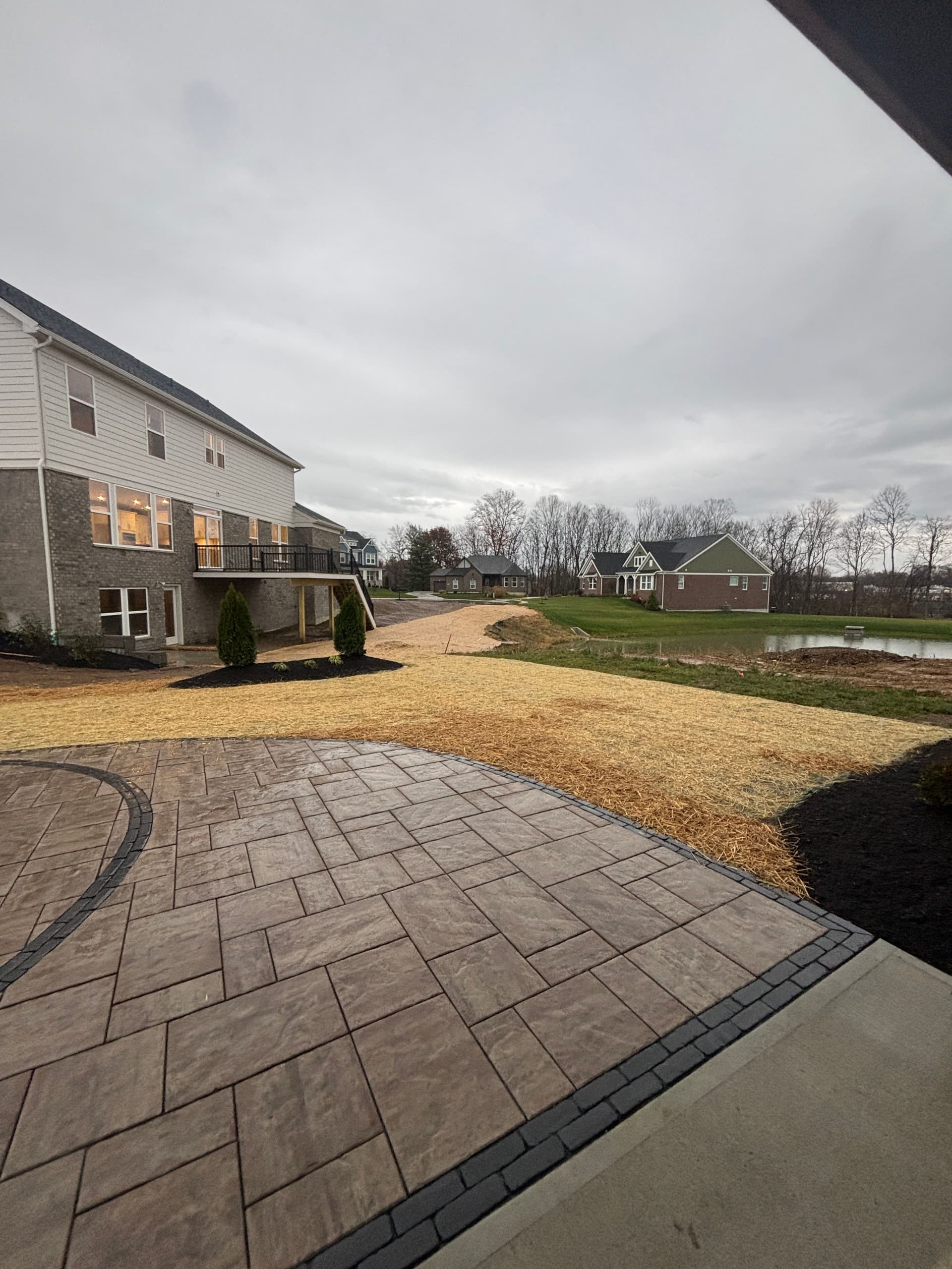 Gallery photos for Union KY Backyard Makeover with Retaining Wall and Paver Patio: Image #3