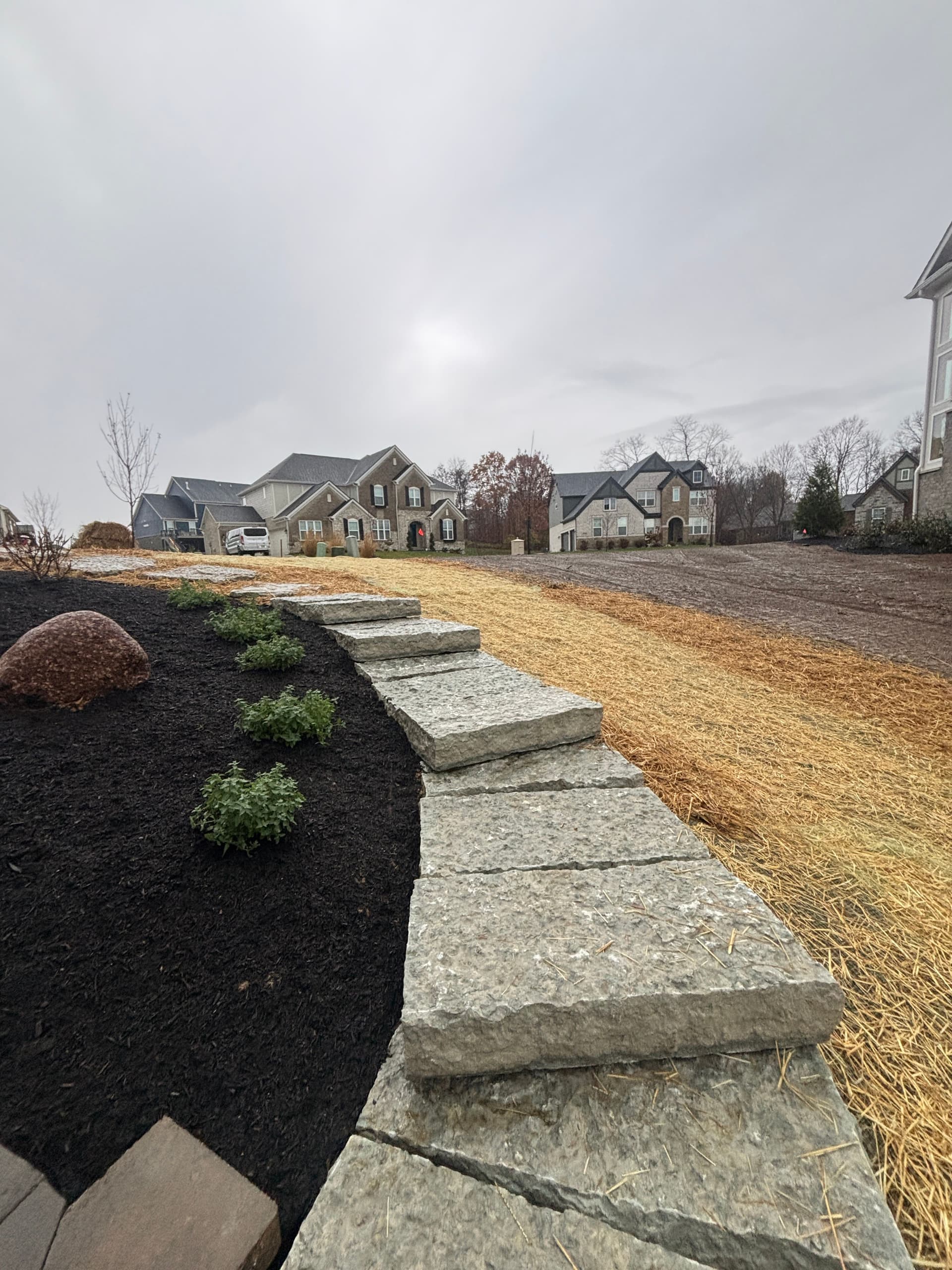 Gallery photos for Union KY Backyard Makeover with Retaining Wall and Paver Patio: Image #4