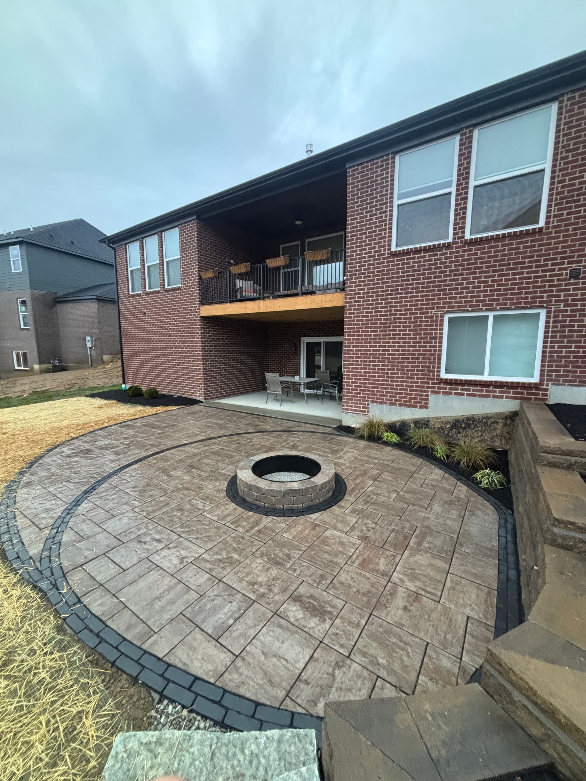 Gallery photos for Union KY Backyard Makeover with Retaining Wall and Paver Patio: Image #6