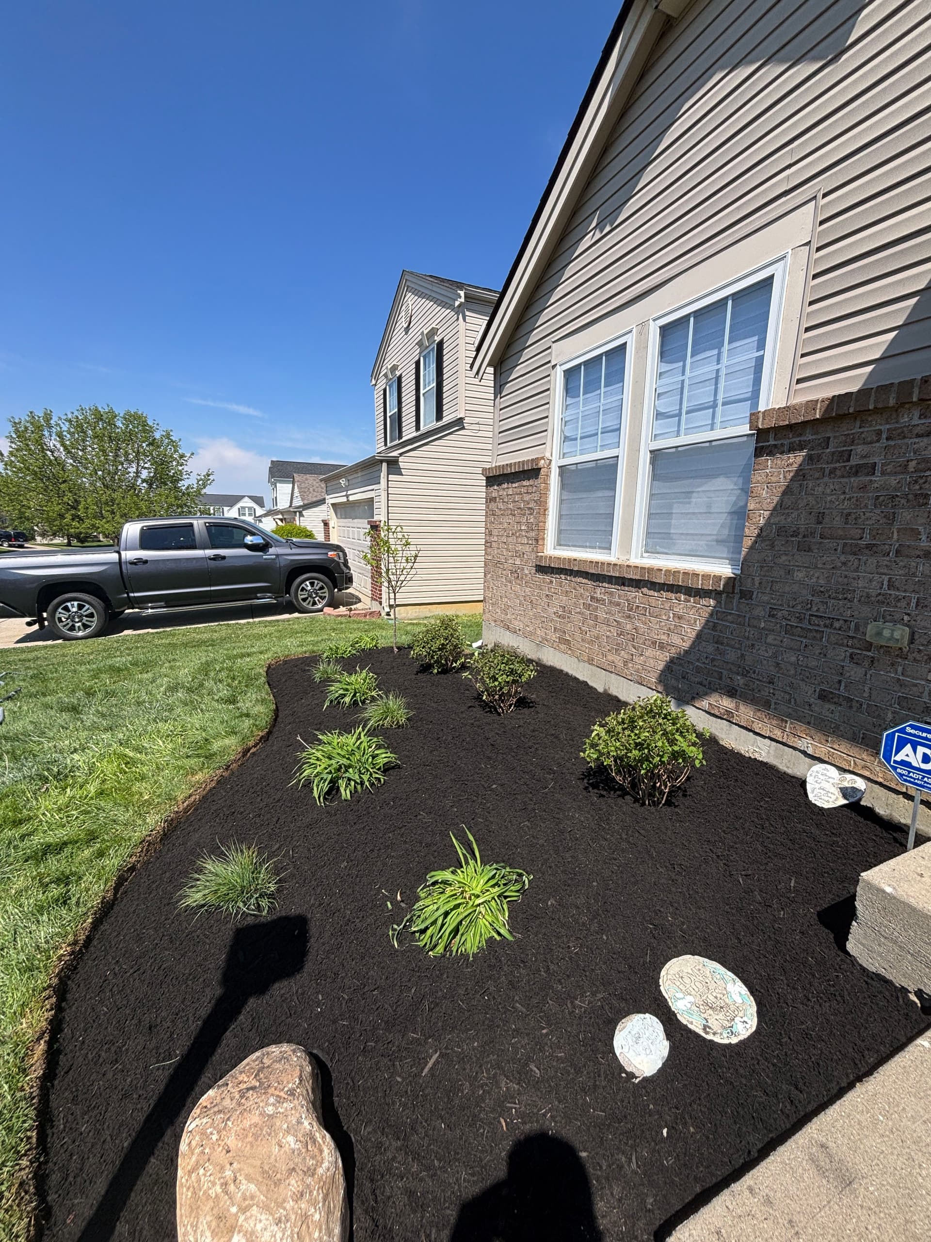 Gallery photos for 5 New Landscape Beds, Trees, and a Dry Creek Bed Built Right: Image #9