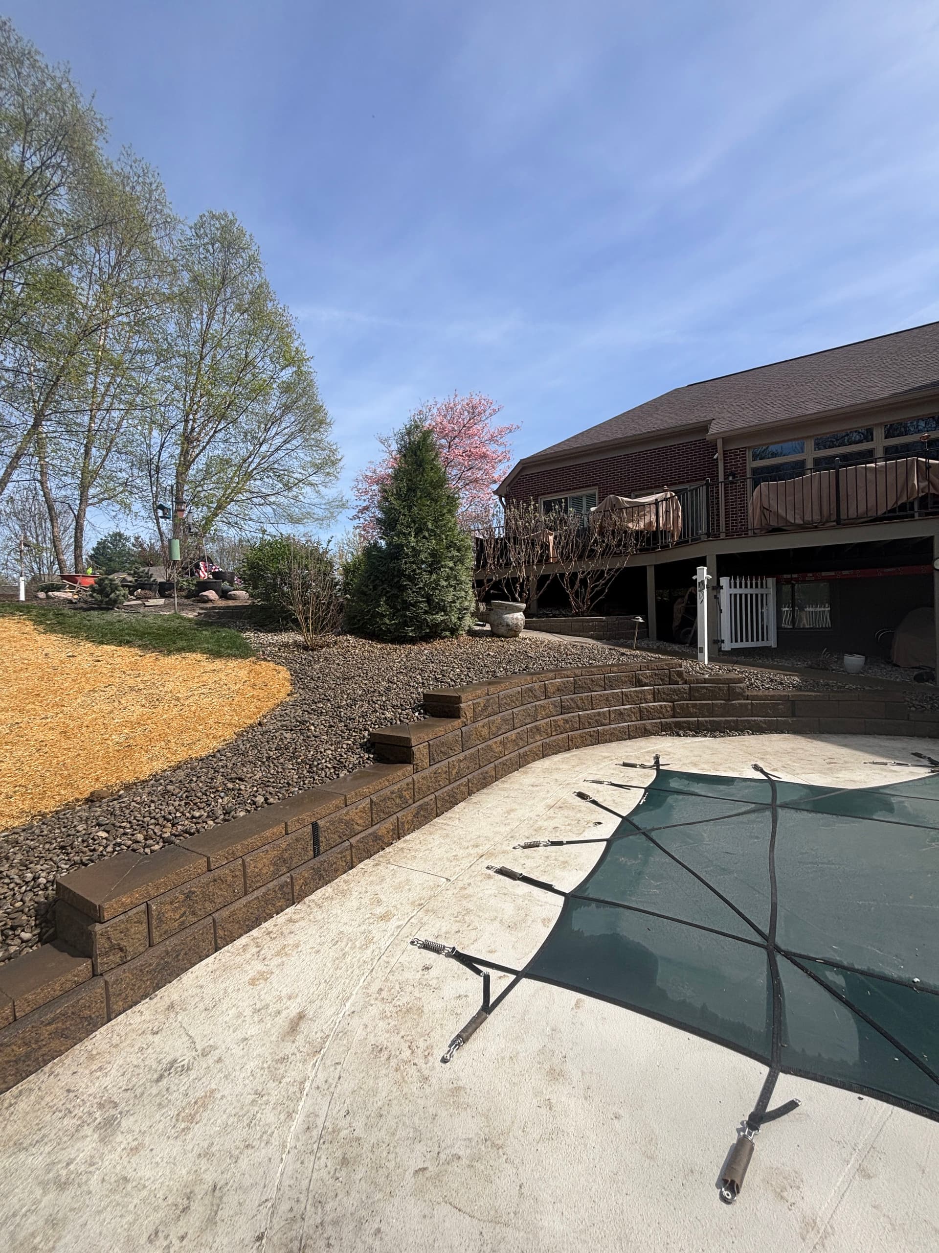 Gallery photos for 5 Retaining Walls Replaced with Allan Block in Hebron KY: Image #1