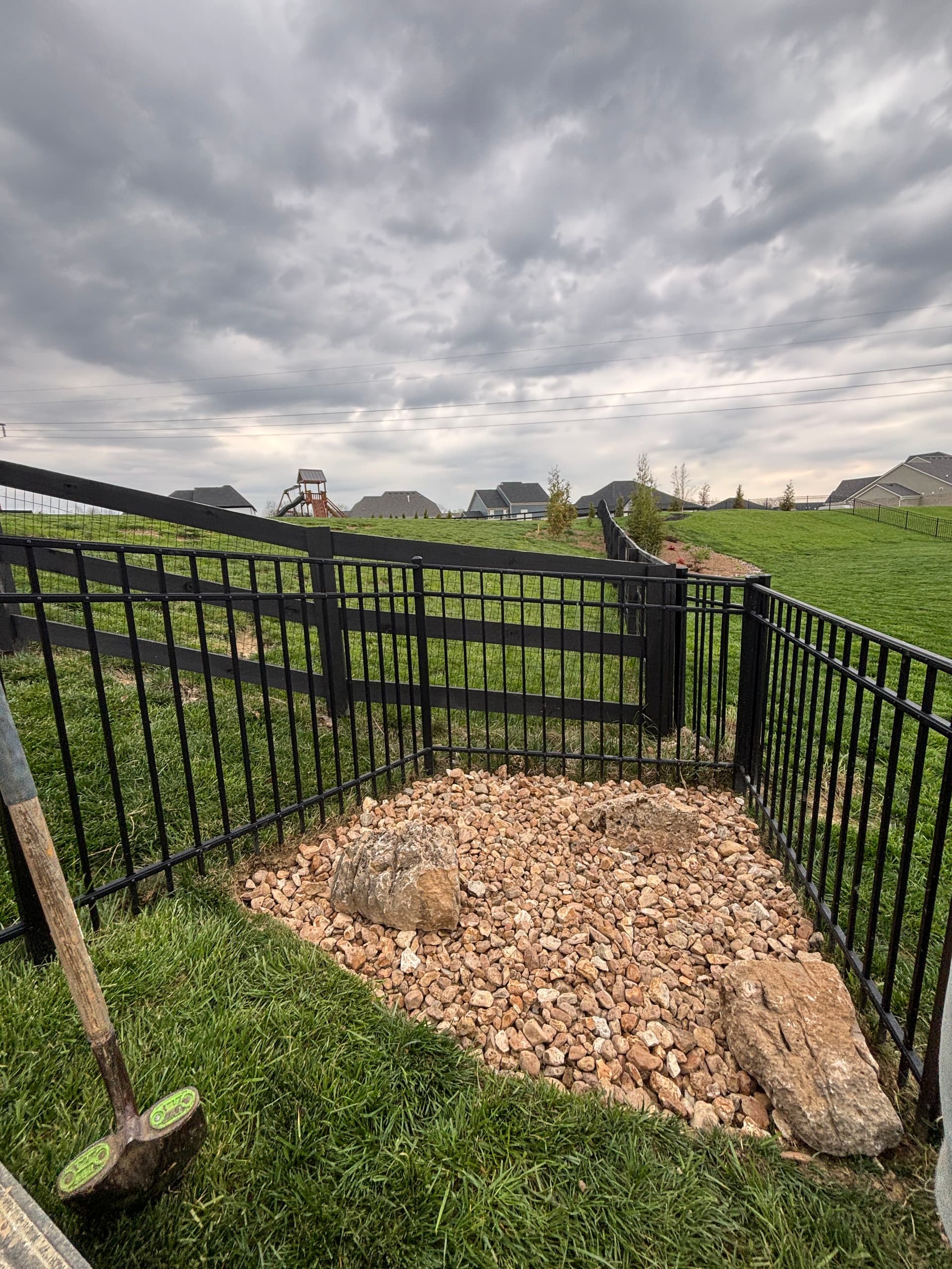 Gallery photos for 5 New Landscape Beds, Trees, and a Dry Creek Bed Built Right: Image #3